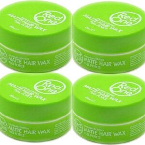Red one Green Hair Wax| Haarwax| Haargel| Gel| Aqua wax| Groen Aqua haarwax| 4 stuks| 4 pieces