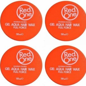 Red one Orange Hair Wax| Haarwax| Haargel| Gel| Aqua wax| Oranje Aqua haarwax| 4 stuks| 4 pieces