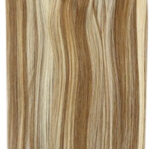 Remy Human Hair extensions Double Weft straight 20 - bruin / blond 6/613#