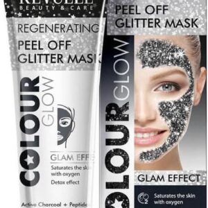 Revuele Peel Off Glitter Mask - Black (Regenerating) 80ml.
