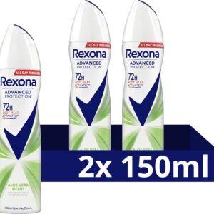 Rexona Advanced Protection Anti-Transpirant Spray - Aloë Vera - met MotionSense Technologie - 2 x 150 ml