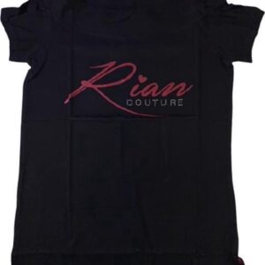 Rian Couture T-shirt - Zwart - Dames - Katoen Maat S