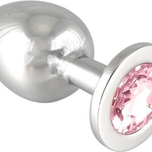 Rimba Bondage Play Buttplug GROOT met roze kristal