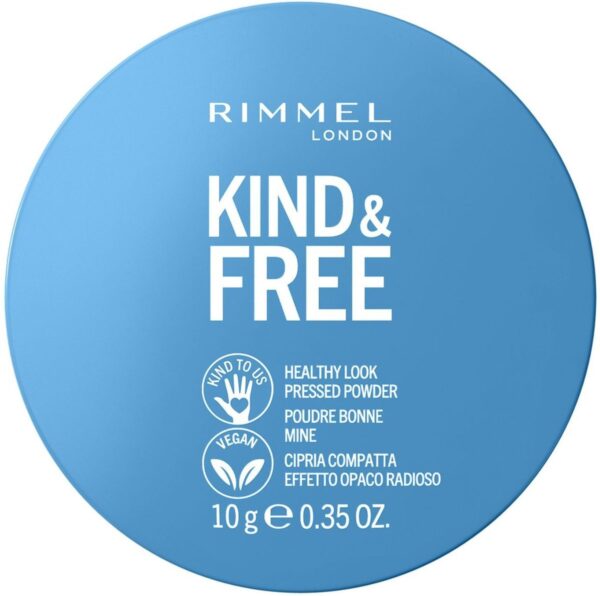 Rimmel London KIND & FREE Vegan Pressed Powder Gezichtspoeder 020 Light