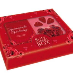 Romantische verleiding (Boek-cadeaubox) + kaarsjes/bloemetjes