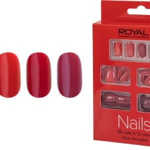 Royal 97 Nails with Glue - Reds