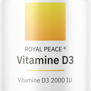 RoyalPeace - Vitamine D3 2000 IU - Softgel Capsules - Man & Vrouw