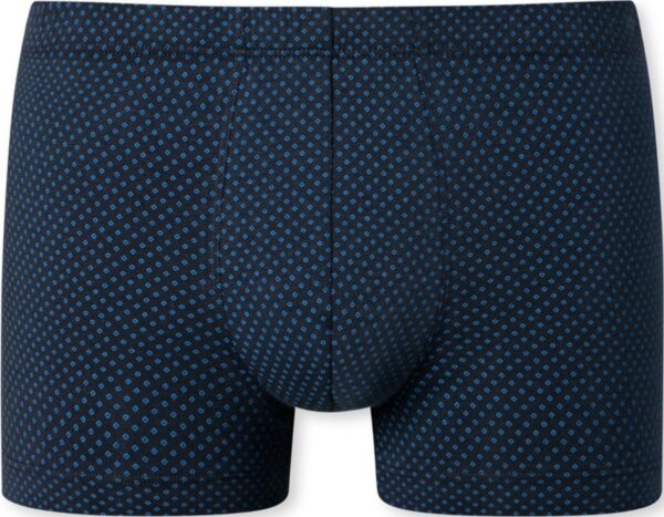 SCHIESSER Cotton Casuals boxer (1-pack) - heren short met donkerblauw patroon - Maat: 3XL