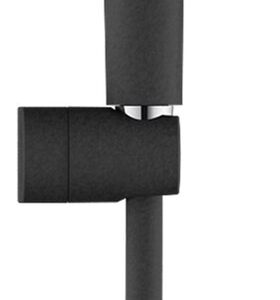 SENSEA - BORA 3-straals douche - Handdouche - Douchekop met 3 standen - Flexibele slang en steun - Antikalksproeiers - ABS - Zwart mat
