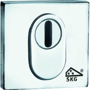 SKG3 cilinderrozet buiten m/ KTB Bauhaus glans chroom