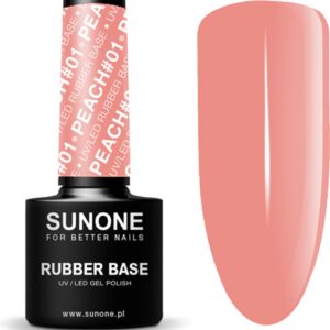 SUNONE UV/LED Rubber Base Peach #01 12ml.