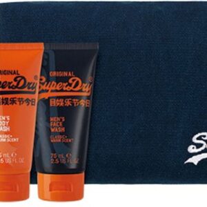 SUPERDRY SPORT- Heritage Travel Edit- shampoo + conditioner, body wash en face wash