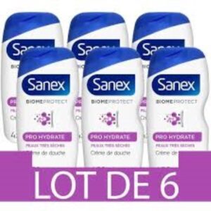 Sanex Pro Hydrate Droge Huid Douchegel 6x 500 ml