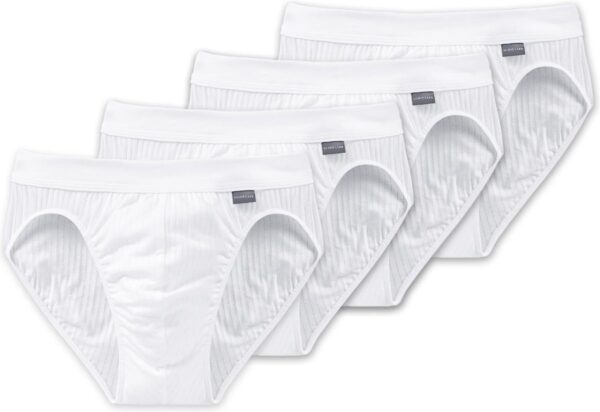 Schiesser Heren rioslip 4 pack Cotton Essentials Authentic