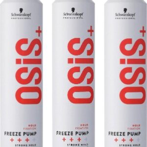 Schwarzkopf Professional OSiS+ Freeze Pump Hold Haarspray - voordeelverpakking - 3 x 200ml