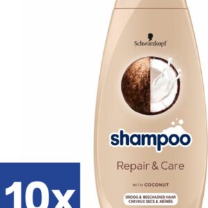 Schwarzkopf Repair & Care Shampoo - 10 x 400 ml