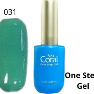 SeaCoral One Step No Wipe Gellak, Gel Nagellak, GelPolish, UV en LED, kleur 031