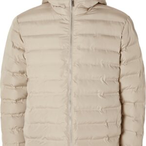 Selected - Heren Jas zomer Barry Quilted Hooded Jacket Pure Cashmere - Beige - Maat L