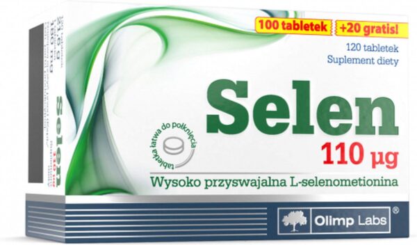 Selenium 110 μg 120 tabletten, 4 maandelijkse dosis, immuunversterkend, antioxidant, ondersteunt de schildklierfunctie en verbetert de vruchtbaarheid