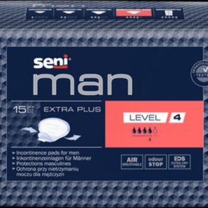 Seni Man Extra Plus Level 4 - 24 paquets de 15 protections