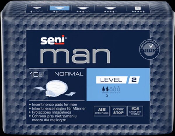 Seni Man Normal Level 2 - 16 paquets de 15 protections