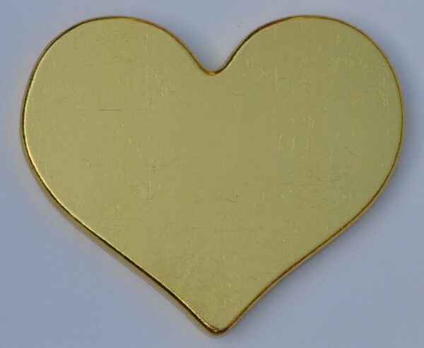 Set van 3 hartjes, fuchsia / goud (bladgoud op hout), 20 cm muurdecoratie kinderkamer