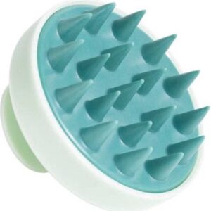 Shampoo massageborstel - siliconen massageborstel voor de haren - haar massage borstel - Hoofdhuid borstel - Haargroei & anti roos - groen