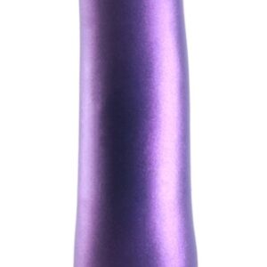 Shots - Ouch! OU818MPU - Ultra Soft Curvy G-Spot Dildo -7''/17 cm-Metallic Purple