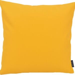 Sierkussen Jax Yellow - Outdoor/Buiten Collectie | 45 x 45 cm | Waterafstotend | PU Leder