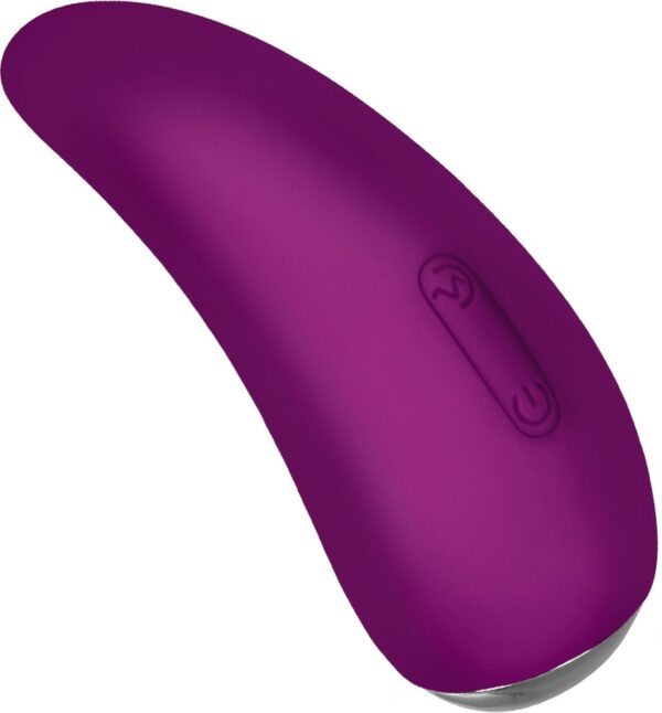 Silicone tongvormige oplegvibrator, 9 cm