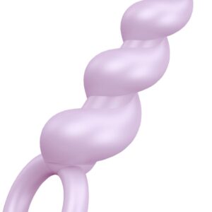 Siliconen anaalplug met spiraalstructuur, 14 cm
