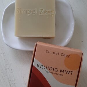 Simpel Zeep - Kruidig Mint - Body Bar - Circa 110 gram