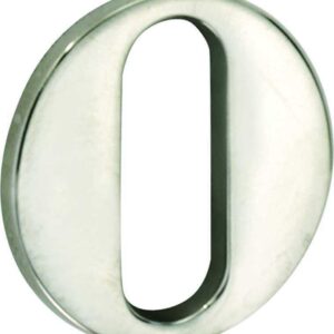 Sleutelrozet Mini rond 25mm glans nikkel