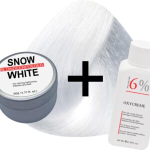 SnowWhite set 50gr - 6% - Blondeer poeder -