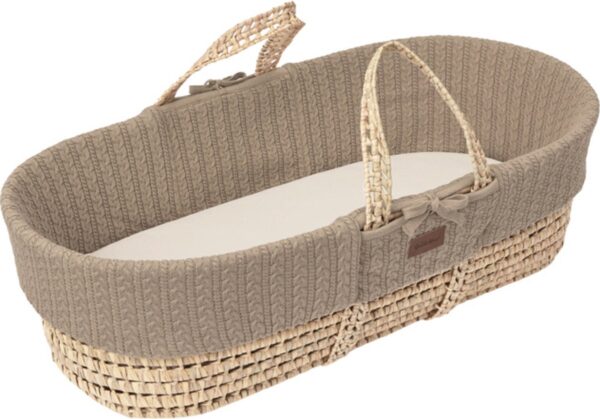 Snuz Moses Mandje En Matras Organic Knitted Truffle