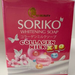 So Beauty Whitening Soap Collagen Milk, 80 gram