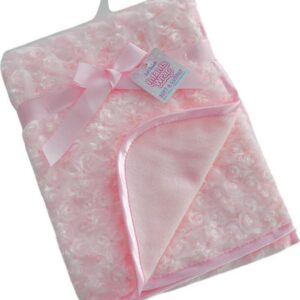 Soft Touch Dekentje 75x100 cm - Roze Roosjes - Maat 75 x 100 cm