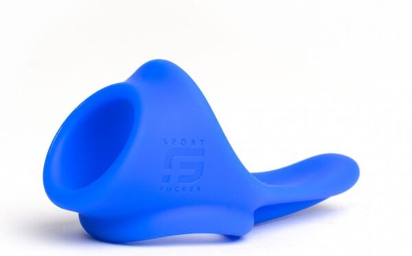 Sport Fucker - Liquid Silicone Tailslide Cockring - Uitrekbaar - Blauw