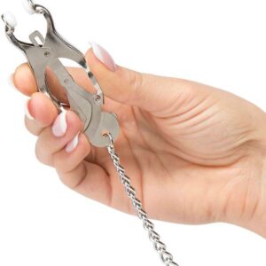 Steel Nipple Clamps with Chain (2pcs)