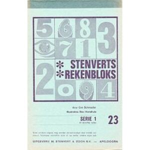 Stenverts Rekenbloks serie 1 deel 23 (zie omschrijving)