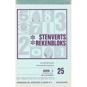 Stenverts Rekenbloks serie 1 deel 25 (zie omschrijving)