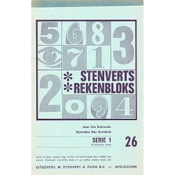 Stenverts Rekenbloks serie 1 deel 26 (zie omschrijving)