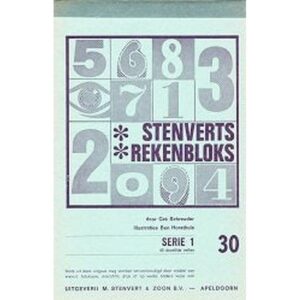 Stenverts Rekenbloks serie 1 deel 30 (zie omschrijving)