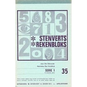 Stenverts Rekenbloks serie 1 deel 35 (zie omschrijving)