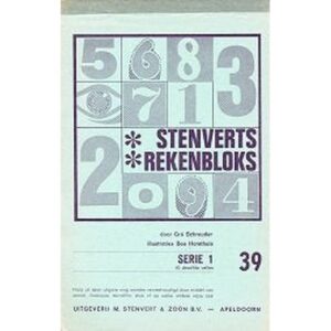 Stenverts Rekenbloks serie 1 deel 39 (zie omschrijving)