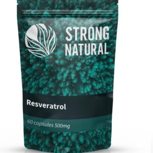 Strong Natural - Resveratrol - 500mg x 60 - 98% trans-resveratrol van Japans duizendknoop - vegan