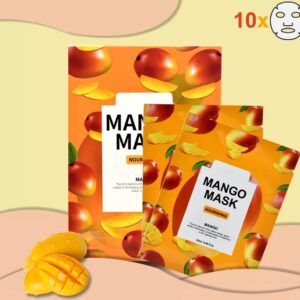 Summer Girl - Sheet Mask - Mango - Gezichtsmasker - 10 stuks