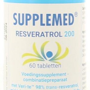 Supplemed Resveratrol 200 - 60 tabletten - Kruidenpreparaat