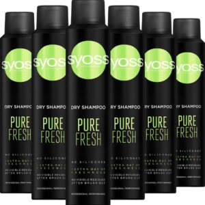 Syoss - Droogshampoo - Pure Fresh - Haarverzorging - Voordeelverpakking - 6 x
