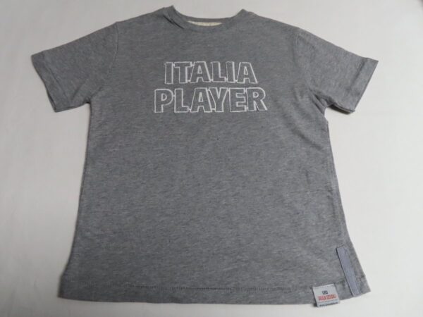 T shirt - Korte mouw - Jongens - Grijst - Italia - 6 jaar 116